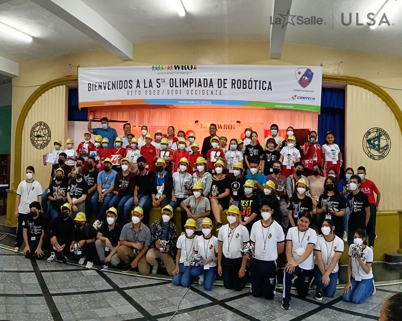 Participantes de las Olimpiadas de Robótica, Reto 2022 – Sede Occidente