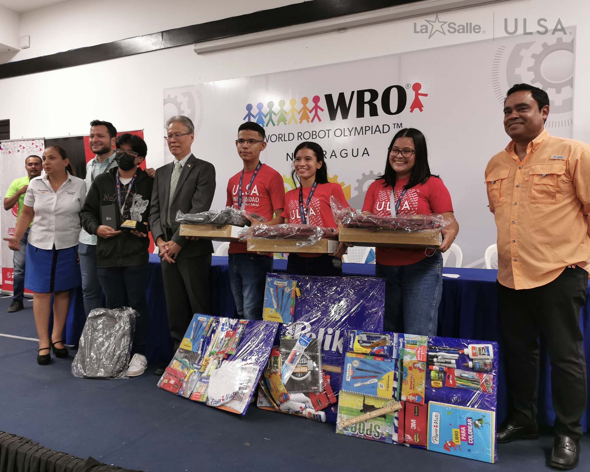 Premiación primer lugar Olimpiadas Nacionales de Robótica